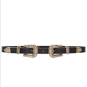 B-Low the Belt Bri Bri belt, black & gold, Large